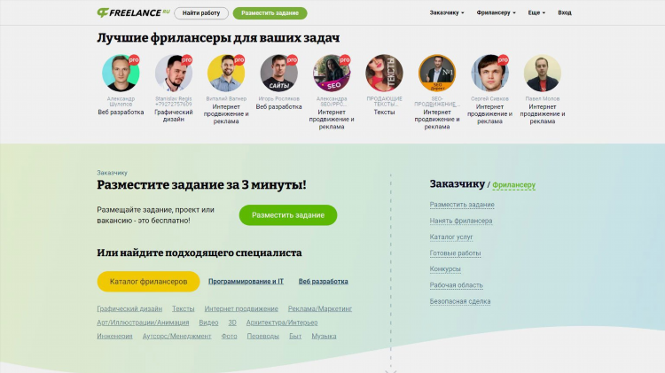 Фриланс задания для начинающих